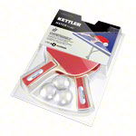 KETTLER Tischtennisschl�ger-Set Match: 2 Tischtennisschl�ger + 3 Tischtennisb�lle