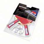KETTLER Tischtennisschl�ger-Set Champ: 2 Tischtennisschl�ger + 3 Tischtennisb�lle