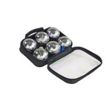 Boule-Set mit Nylontasche, glanzverchromt, 6 St&uuml;ck