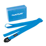 TUNTURI Yoga-Set: Yogablock + Band