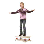 Federbrett 50 f&uuml;r Kinder, LxB 60x35 cm, bis 70 kg