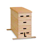 Sprungkasten, LxBxH 150x50x90 cm, 4-tlg.