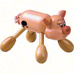 Massage-Schweinchen Massageroller, 9 cm