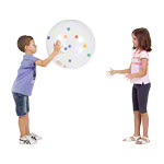 Activity Ball mit bunten Kugeln, &oslash; 50 cm