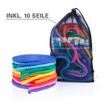 Gymnastik-Springseile, Set: 300 cm, 10 St&uuml;ck