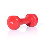 Fausthantel, 1 kg, rot, St�ck