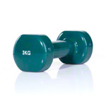 Fausthantel, 3 kg, gr�n, St�ck