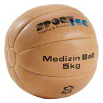 Medizinball aus Leder, � 30 cm, 5 kg