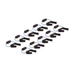 Cuff Tube, stark, blau, 10er Set