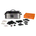 Hot Stone Set gro&szlig; inkl. W&auml;rmeger&auml;t und 76 Steinen