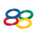 Lamellenring aus PVC,  16 cm, 4er Set: je 1x blau, grn, rot, gelb