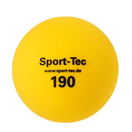 Sportball - Schaumstoffball unbeschichtet, &oslash; 18 cm, gelb