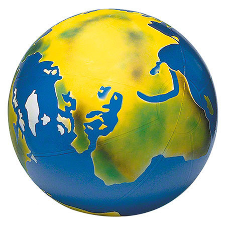 Erdball - TOGU Erdball mit Schablonierung, &oslash; 100 cm