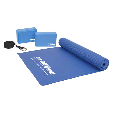 Yoga Matten - Yoga Starter-Set: 2 Yogabl&ouml;cke, 1 Band + 1 Matte