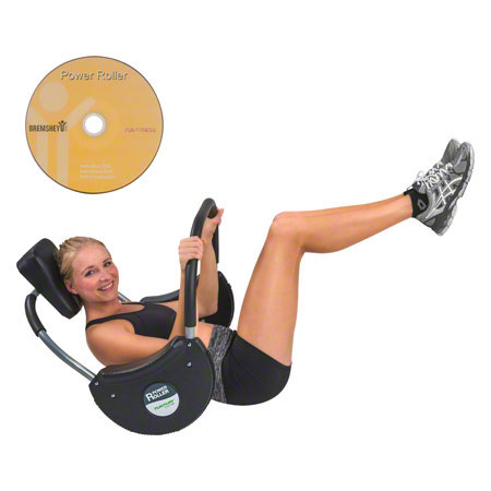 Bauchmuskeltrainer - Bremshey Bauchtrainer Power Roller-Set: Bauchtrainer + Übungs-DVD