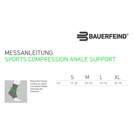 Bauerfeind Sprunggelenkbandage Sports Compression Ankle Support