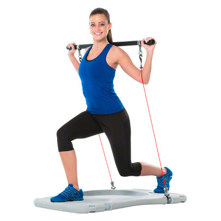 Fitness Gymnastik - Thera-Band Trainingsstation inkl. Zubehör