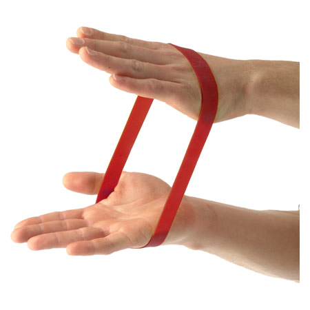 Rubberband - Rubber Band, mittel, rot
