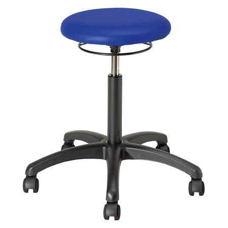 Drehhocker - Drehhocker mit Polster, Standard mit Rollen