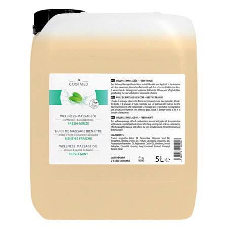Massage - Wellness-Massageöl Fresh-Minze, 5 l