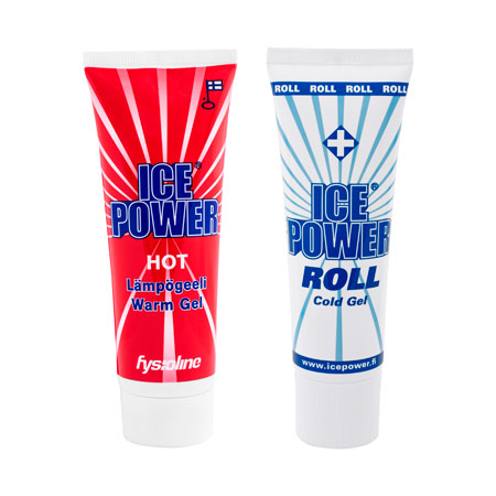 K&uuml;hlgel - Ice Power, Set: K&uuml;hlgel-Roller und W&auml;rmegel Tube, a 75 ml