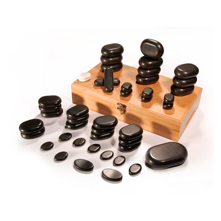 Hot Stone Therapie - Hot Stone Steine-Set, 54-tlg.