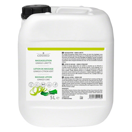 Massagelotion - Massagelotion Ginkgo-Limette, 5 l