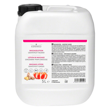 Massagelotion - Massagelotion Grapefruit-Ingwer, 5 l