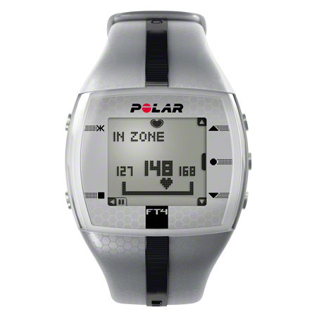 Herzfrequenz-Meßgerät - POLAR FT4 inkl. WearLink, silber/schwarz