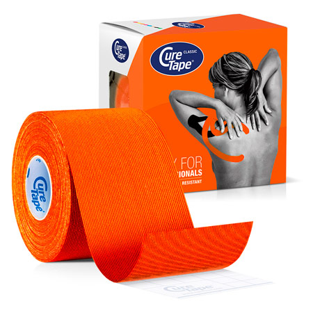Physio Band - Cure Tape, 5 m x 5 cm, wasserfest, orange