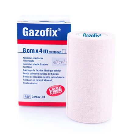 Gazofix - Gazofix, 4 m x 8 cm, neutral, 10 Stück