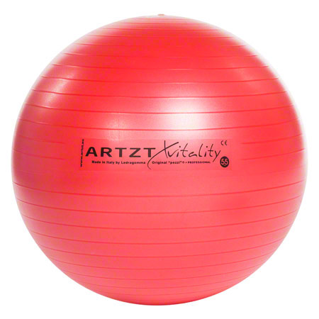 Gleichgewichtstraining - ARTZT vitality Fitness-Ball Standard, ø 55 cm, rot