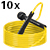Springseil Speed Rope-Set, verstellbar, 300 cm, 10 Seile, inkl. Aufbewahrungsbeutel