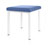 Hocker Exklusiv mit Polster, L x B 40 x 40 cm, Gestellfarbe wei