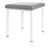 Hocker Exklusiv mit Polster, L x B 40 x 40 cm, Gestellfarbe wei
