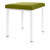 Hocker Exklusiv mit Polster, L x B 40 x 40 cm, Gestellfarbe wei