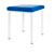 Hocker Exklusiv mit Polster, L x B 40 x 40 cm, Gestellfarbe wei