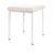 Hocker Exklusiv mit Polster, L x B 40 x 40 cm, Gestellfarbe wei
