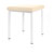 Hocker Exklusiv mit Polster, L x B 40 x 40 cm, Gestellfarbe wei