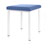 Hocker Exklusiv mit Polster, L x B 40 x 40 cm, Gestellfarbe wei