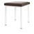 Hocker Exklusiv mit Polster, L x B 40 x 40 cm, Gestellfarbe wei