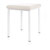 Hocker Exklusiv mit Polster, L x B 40 x 40 cm, Gestellfarbe wei