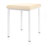 Hocker Exklusiv mit Polster, L x B 40 x 40 cm, Gestellfarbe wei