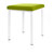Hocker Exklusiv mit Polster, L x B 40 x 40 cm, Gestellfarbe wei