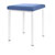 Hocker Exklusiv mit Polster, L x B 40 x 40 cm, Gestellfarbe wei