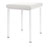 Hocker Exklusiv mit Polster, L x B 40 x 40 cm, Gestellfarbe wei