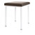 Hocker Exklusiv mit Polster, L x B 40 x 40 cm, Gestellfarbe wei