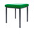 Hocker Exklusiv mit Polster, L x B 40 x 40 cm, Gestellfarbe anthrazit