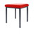 Hocker Exklusiv mit Polster, L x B 40 x 40 cm, Gestellfarbe anthrazit