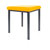 Hocker Exklusiv mit Polster, L x B 40 x 40 cm, Gestellfarbe anthrazit